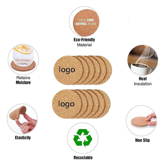Round Cork Coasters