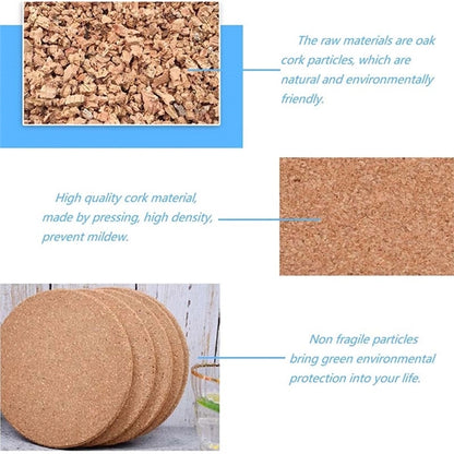 Round Cork Coasters