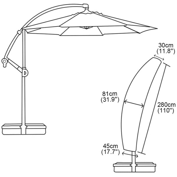 Patio Cantilever Umbrella Covers