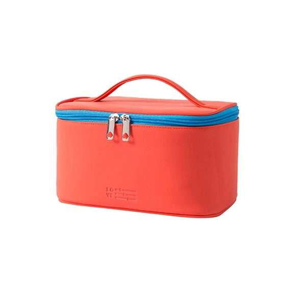 Large Capacity PU Leather Travel Makeup Bag
