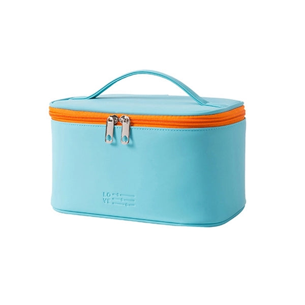 Large Capacity PU Leather Travel Makeup Bag