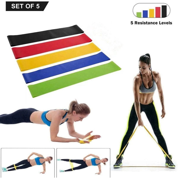 5pcs/set Resistance Loop Bands
