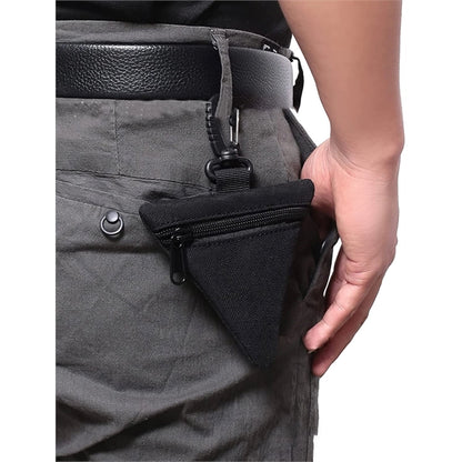 Small Triangle Pouch with Carabiner