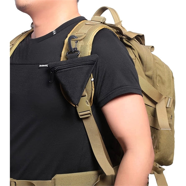 Small Triangle Pouch with Carabiner