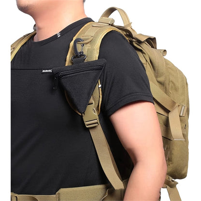 Small Triangle Pouch with Carabiner