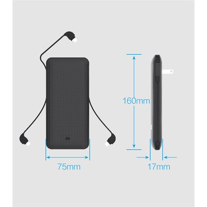 External Battery Pack with Built-in AC Wall Plug