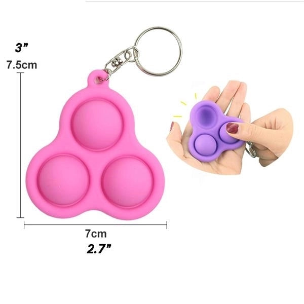 Push Pop Bubble Keychain