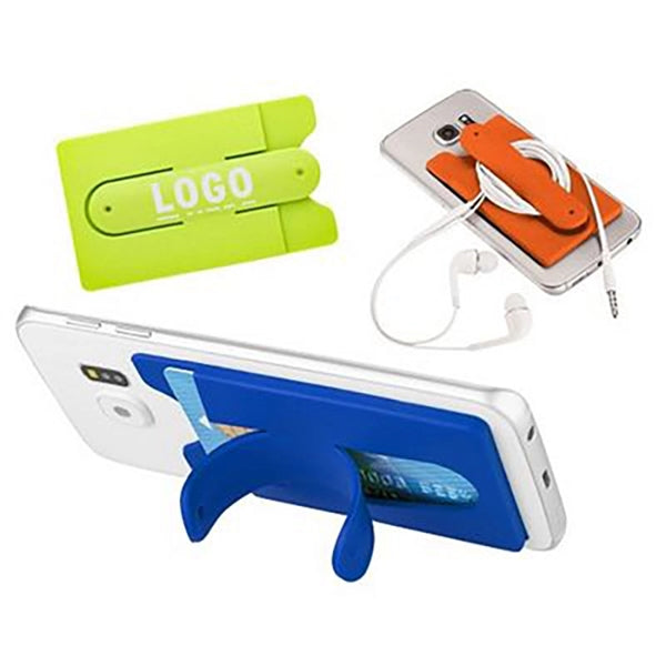 Silicone Phone Wallet With Stand