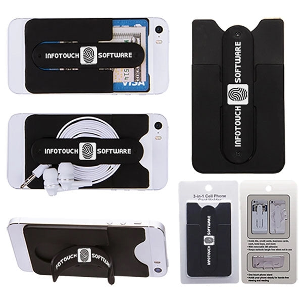 Silicone Phone Wallet With Stand