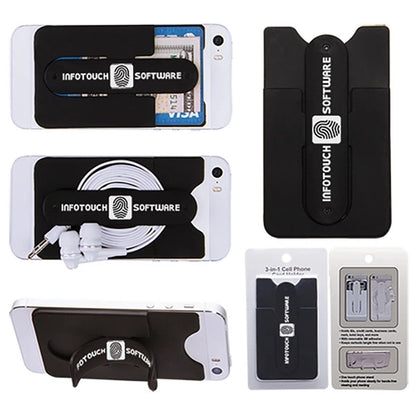 Silicone Phone Wallet With Stand