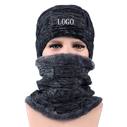 Winter Beanie Hat Scarf Set