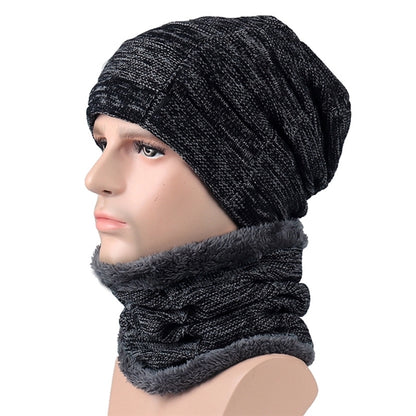 Winter Beanie Hat Scarf Set
