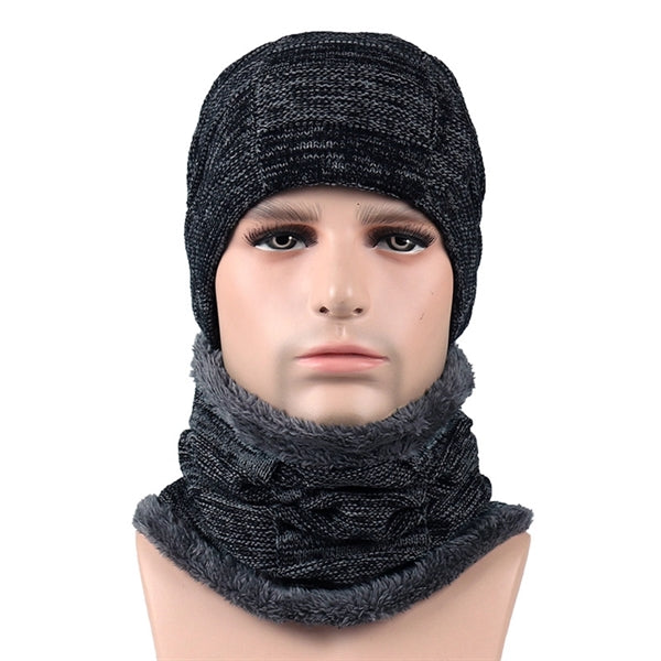 Winter Beanie Hat Scarf Set