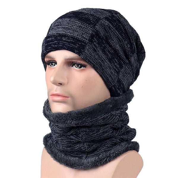 Winter Beanie Hat Scarf Set