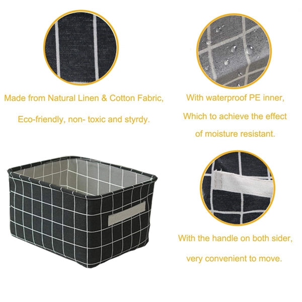 Foldable Storage Bin Basket