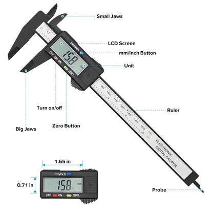 6inch Electronic Digital Caliper