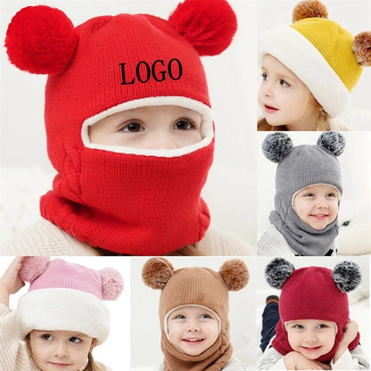 Baby Kids Winter Hat Scarf