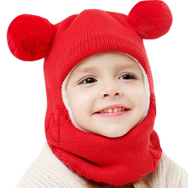 Baby Kids Winter Hat Scarf