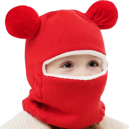 Baby Kids Winter Hat Scarf