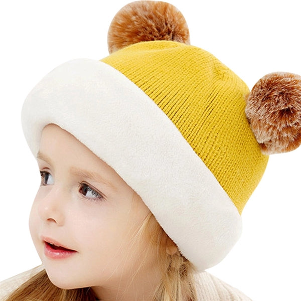 Baby Kids Winter Hat Scarf
