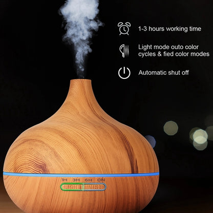 Remote Control LED Light 550ml Essential Oil Diffuser