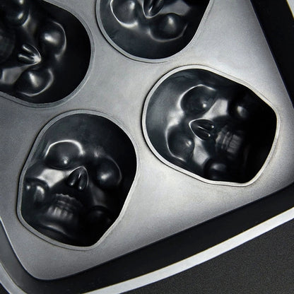 3D Skull Ice Mold Tray