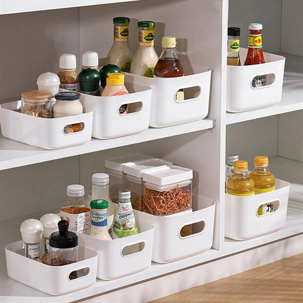 Plastic Storage Bin with Handles