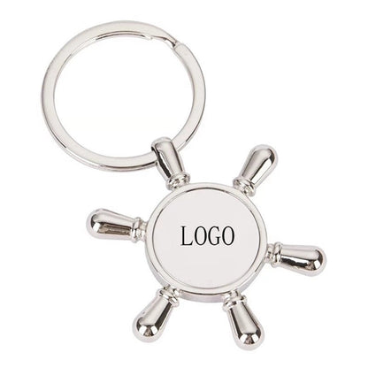Ship Wheel Keychain
