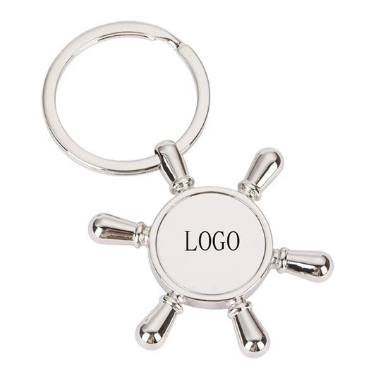 Ship Wheel Keychain