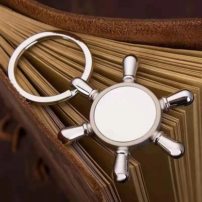 Ship Wheel Keychain