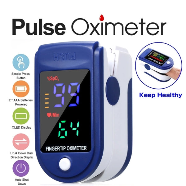 Fingertip Pulse Oximeter Blood Oxygen Saturation Monitor