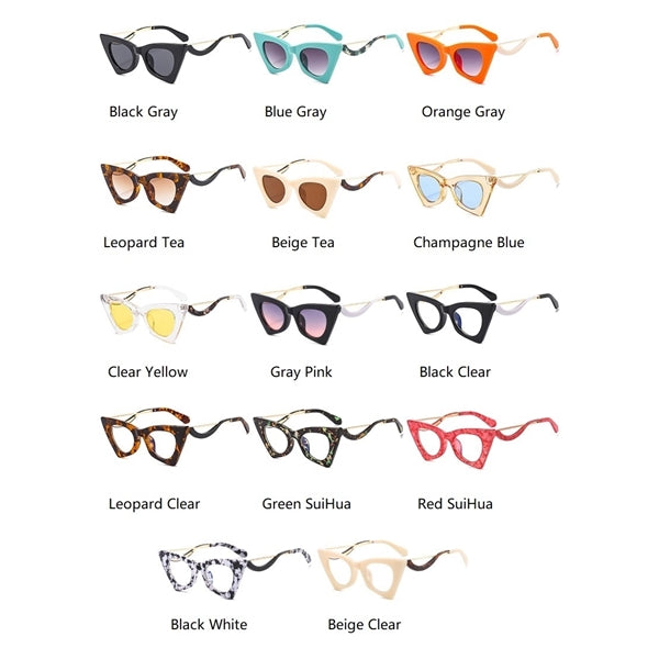 Square Cat Eye Reading Glasses