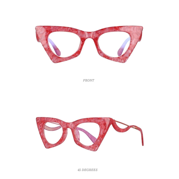 Square Cat Eye Reading Glasses