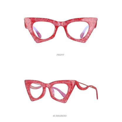 Square Cat Eye Reading Glasses