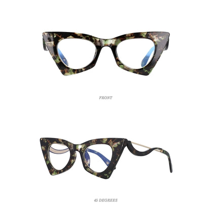 Square Cat Eye Reading Glasses