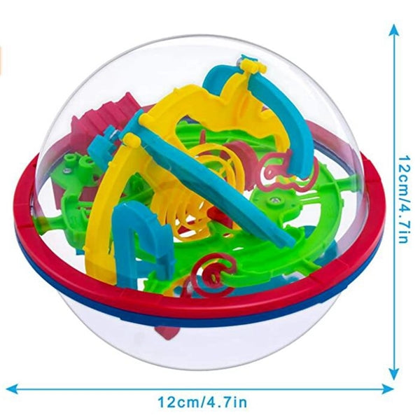 3D Maze Ball Interactive Game