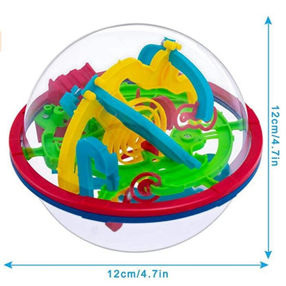 3D Maze Ball Interactive Game