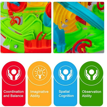 3D Maze Ball Interactive Game