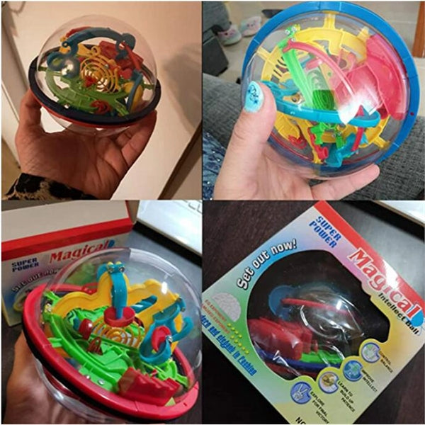 3D Maze Ball Interactive Game