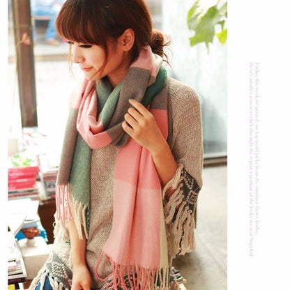 Cashmere Feel Shawl with Tassel