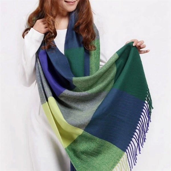 Cashmere Feel Shawl with Tassel