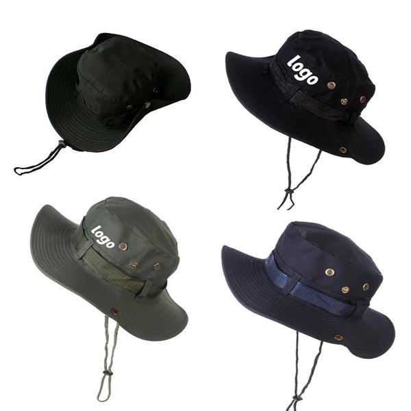 Sun Hat with Drawstring Closure