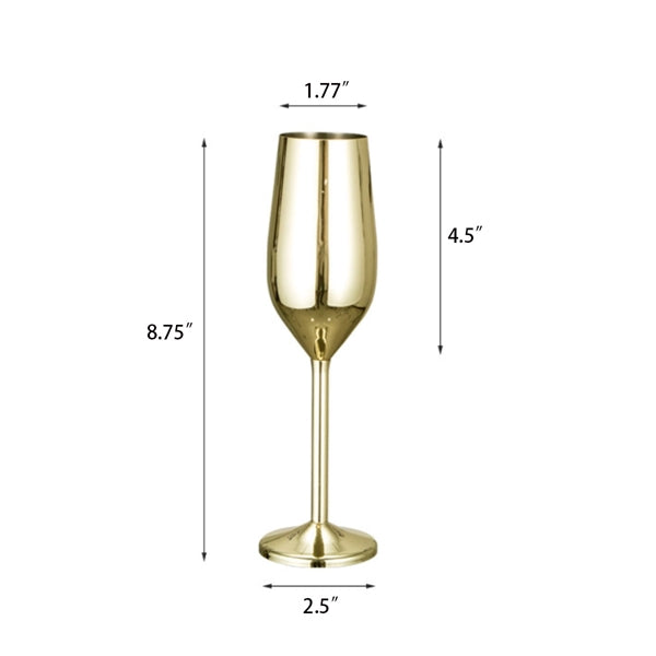 Stainless Steel Champagne Flute