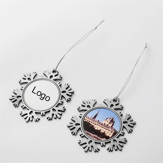 Metal Hanging Snowflake Christmas Ornament