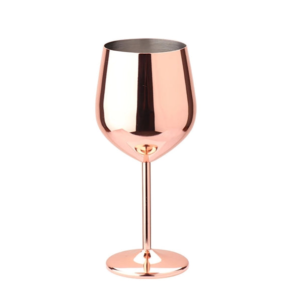 Stemmed Stainless Steel Wine Glasses