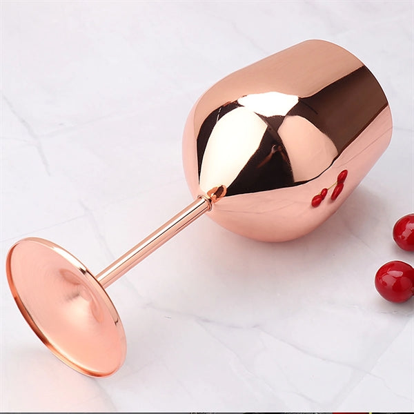 Stemmed Stainless Steel Wine Glasses