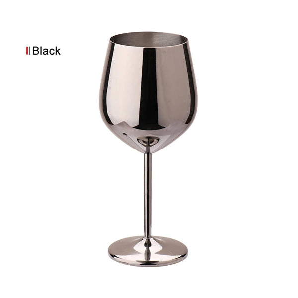 Stemmed Stainless Steel Wine Glasses
