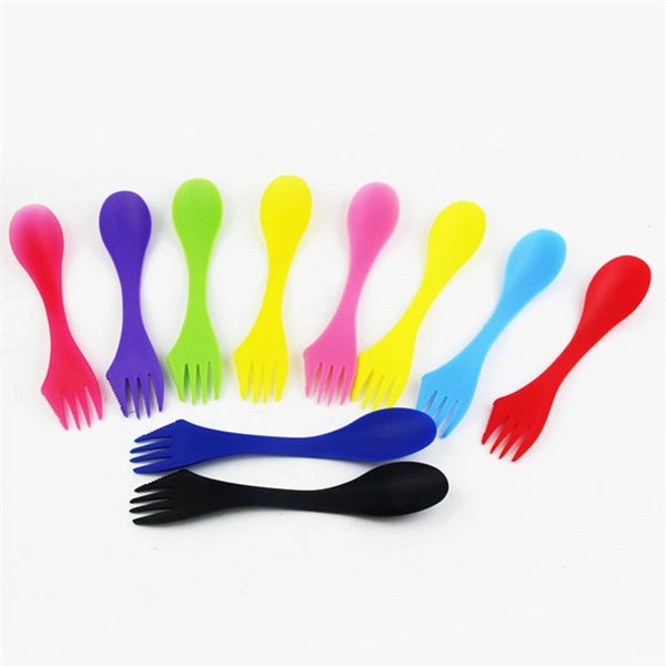 3 in 1 Multi-functional Plastic Sporks
