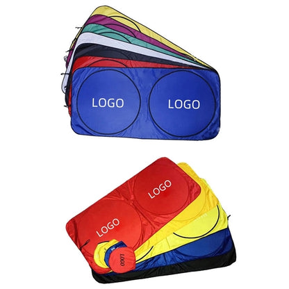 Car Windshield Sun Shade with Storage Pouch