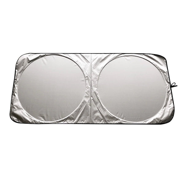 Car Windshield Sun Shade with Storage Pouch